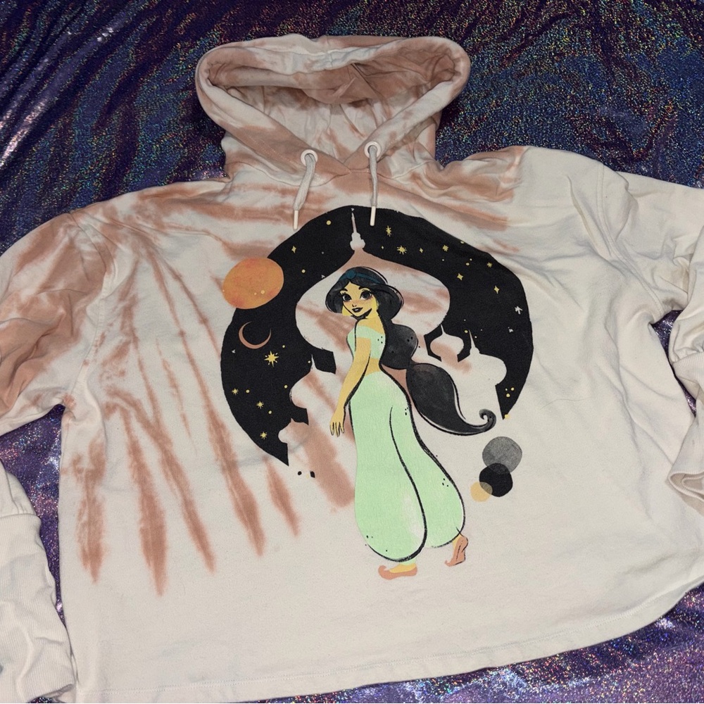 Disney Jasmine Cropped Hoodie